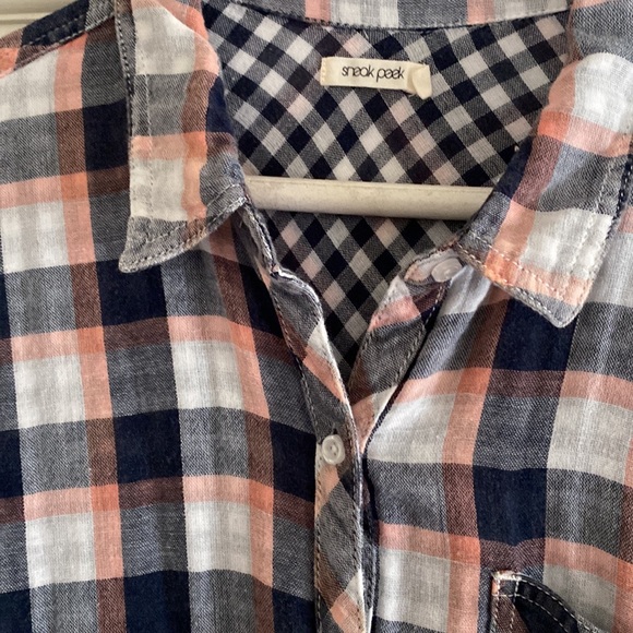 Cute super soft cotton button-down - Picture 2 of 3